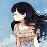 Girlish cartoon dp