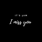 I miss you dp