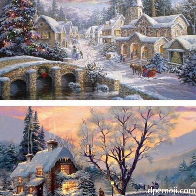 free christmas scenes to download